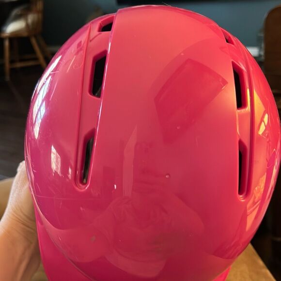 Rawlings Coolflo/Vapor OSFM Girls Softball Batting Helmet with Face Guard, Metal - Picture 5 of 10